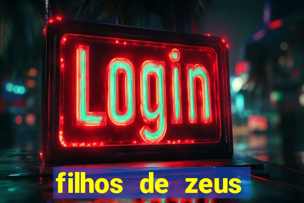 filhos de zeus mitologia grega